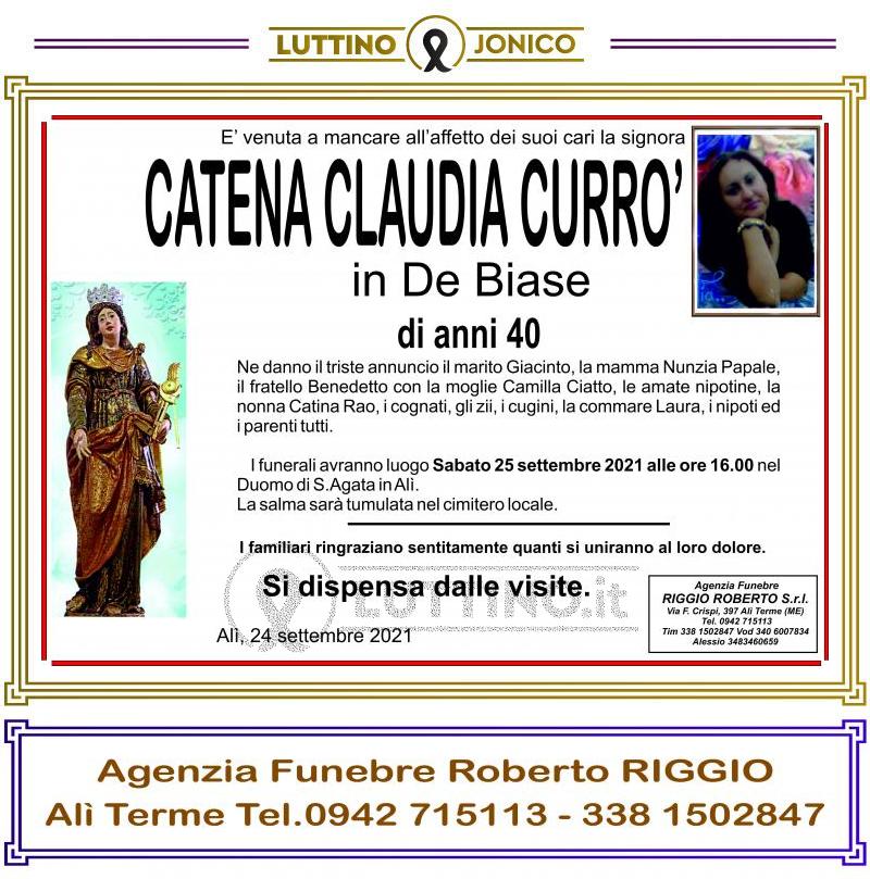 Catena Claudia  Currò